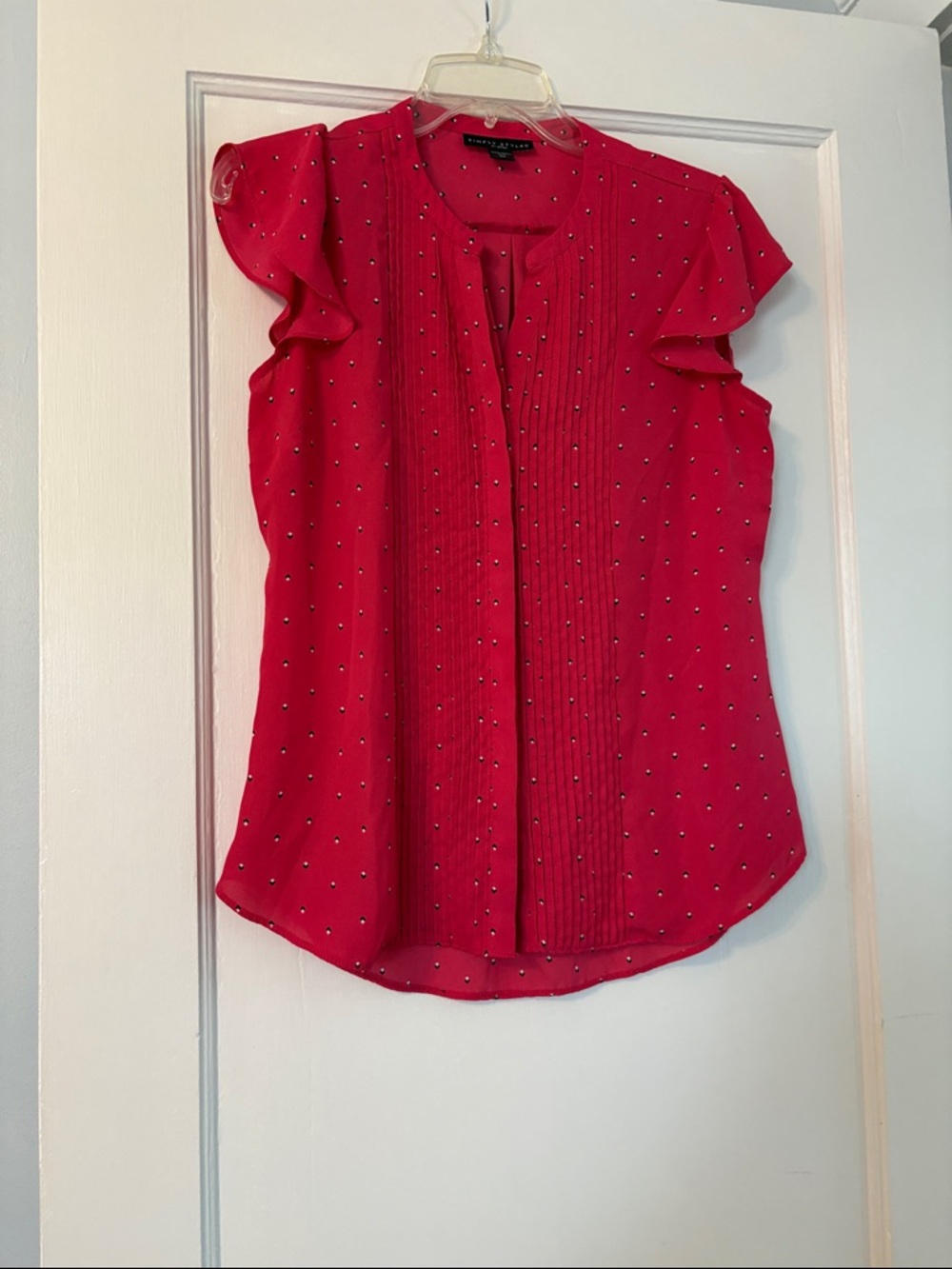 Simply Styled Cap Sleeve Blouse